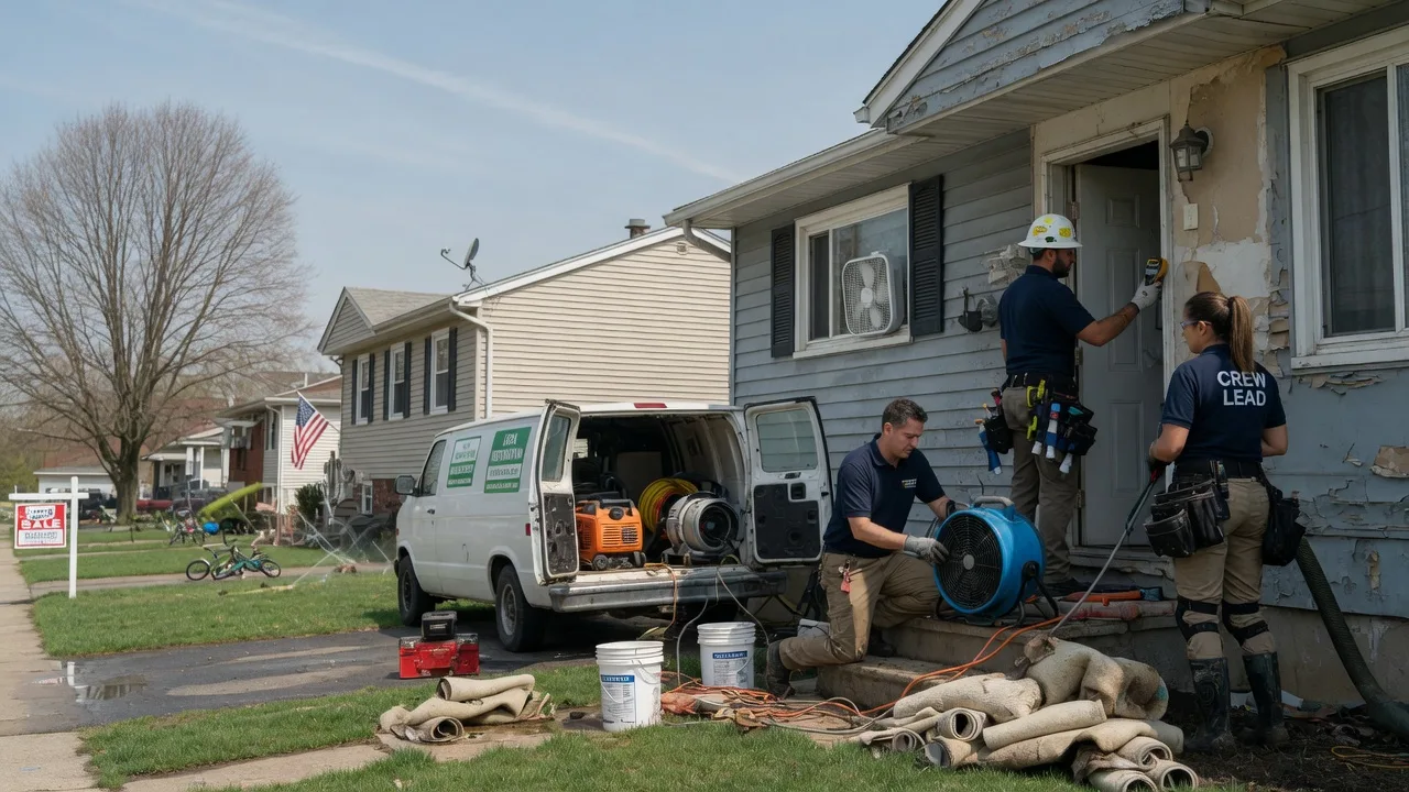 Flood Cleanup in West Milford, NJ near me